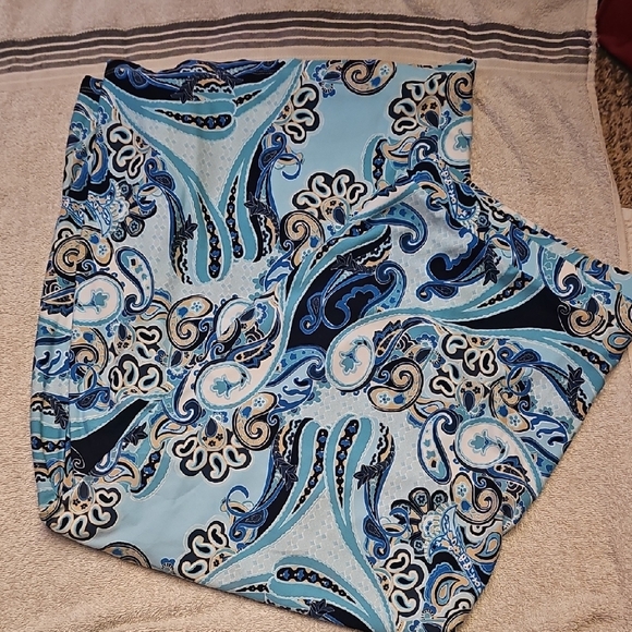 Cato Dresses & Skirts - Cato Blue and Black Maxi Skirt